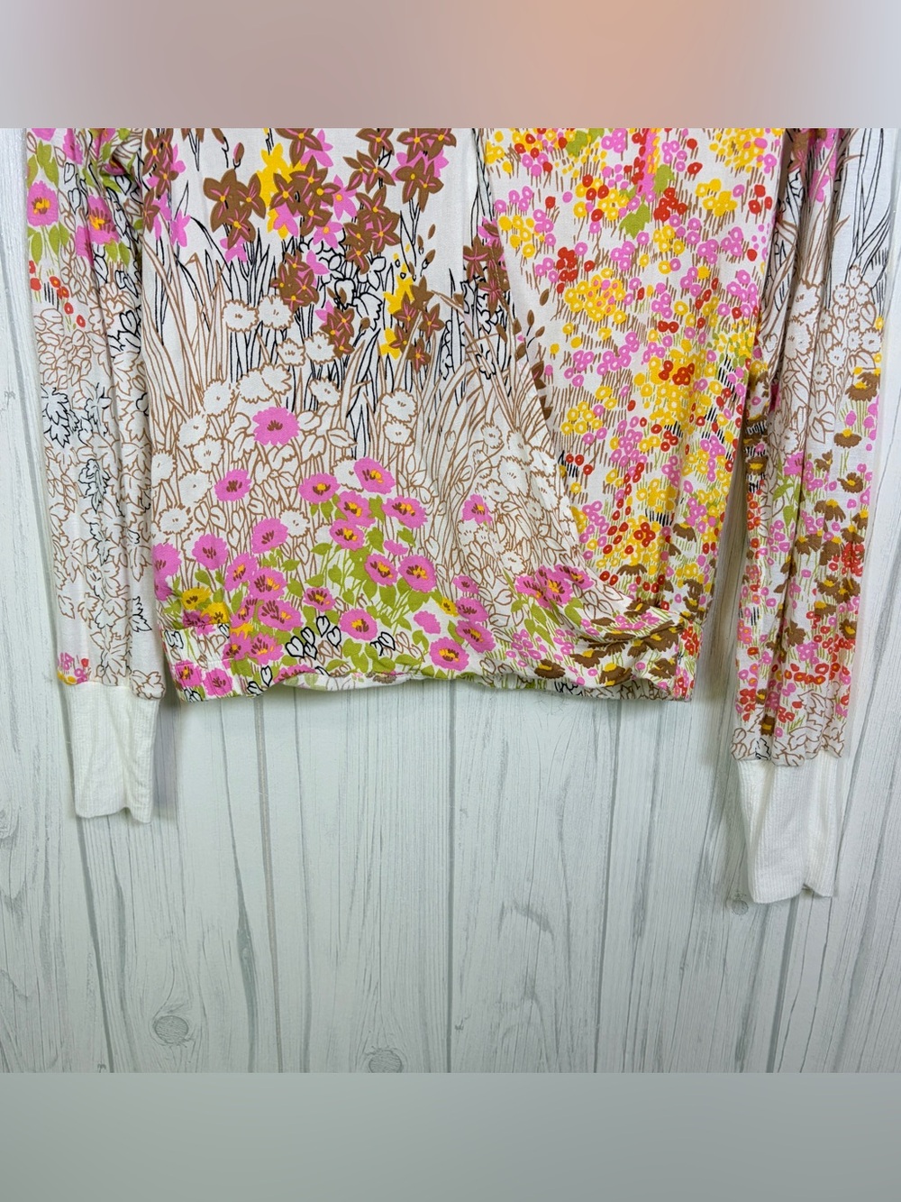 TINY | ANTHROPOLOGIE | Callie Floral Top, Small - Picture 6 of 12